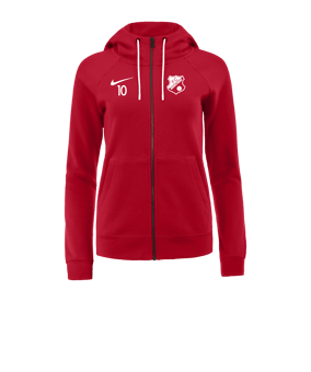 Nike Park 20 Fleece Kapuzenjacke Damen Rot F657
