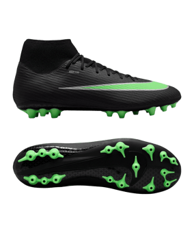 Nike Air Zoom Mercurial Superfly XI Academy High AG Shadow Schwarz F001 - schwarz