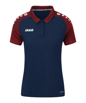JAKO Performance Poloshirt Damen Blau Rot F909 - blau