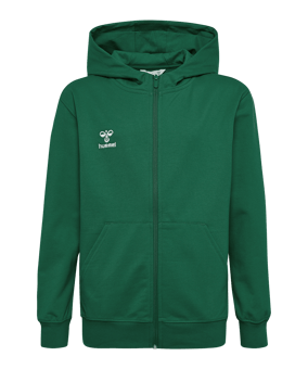 Hummel GO 2.0 Kapuzenjacke Kids Grün F6140 - gruen