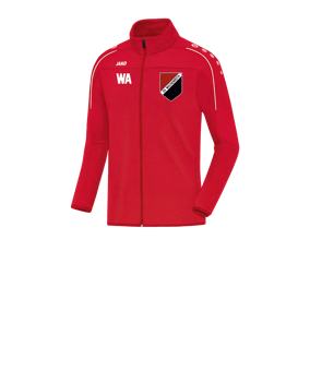 JAKO Classico Trainingsjacke Kids Rot Weiss F01