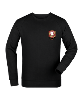 11ts Academy Sweatshirt Brustlogo Schwarz - schwarz