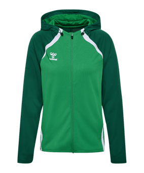 Hummel Lead 2.0 Kapuzenjacke Damen Grün F6327 - gruen