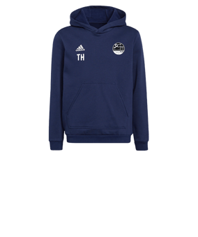 adidas Entrada 22 Hoody Kids Blau