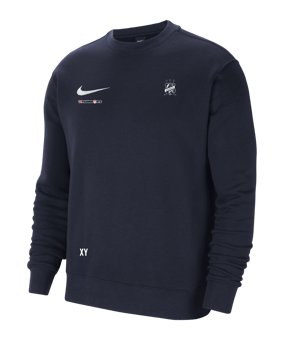 Nike Park 20 Fleece Sweatshirt Blau Weiss F451
