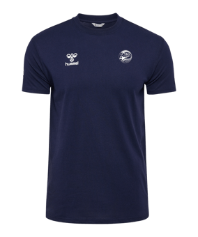 Hummel Go 2.0 Chevron T-Shirt Blau F7026