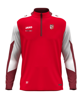 JAKO Dynamic Zip Sweatshirt Kids Rot F114