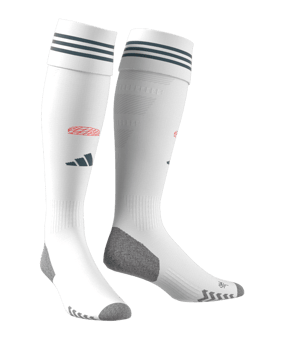 adidas FC Bayern München Strumpfstutzen Away 2025/2026 Weiß - weiss