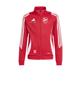 adidas Tiro 24 Trainingsjacke Kids Rot Weiss