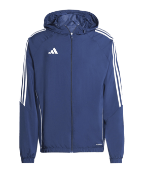 adidas Tiro 24 Windbreaker Blau Weiss - blau