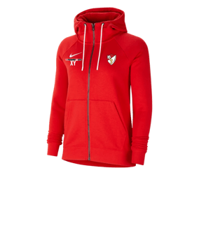 Nike Park 20 Fleece Kapuzenjacke Damen Rot F657