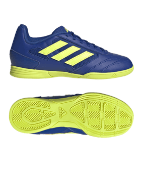 adidas Super Sala 2 Halle Kids Blau Gelb - blau