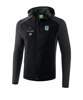 Erima Steppjacke Kids Schwarz