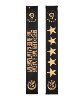 Galatasaray Istanbul Galatasaray Istanbul 5 Stars Schal Schwarz - schwarz