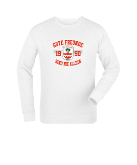 Merch Roller Sweatshirt White | #gutefreunde