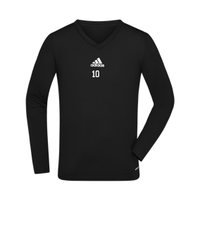adidas Team Base Top langarm Schwarz