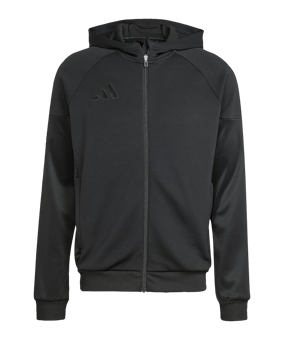 adidas Tiro 25 Travel Kapuzenjacke Schwarz - schwarz