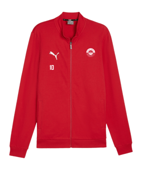 PUMA teamGOAL Casual Trainingsjacke Rot Weiss F01