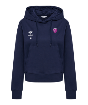 Sweat à capuche Hummel GO 2.0 femmes bleus F7026 