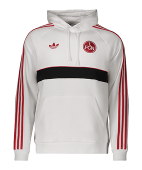 adidas Originals 1. FC Nürnberg Hoody 2026/2027 Weiß