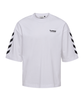 Hummel Oversized Willy SW T-Shirt Weiß F9001 - weiss