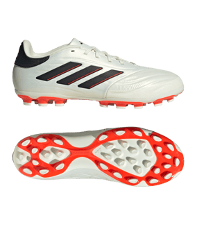 adidas COPA Pure 2 League AG 2G/3G Solar Energy Weiss Schwarz Rot - weiss