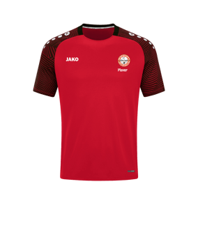 JAKO Performance T-Shirt Rot Schwarz F101