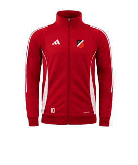 adidas Tiro 24 Trainingsjacke Rot Weiss