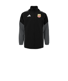 Veste de pluie adidas Tiro 25 Competition enfants noires