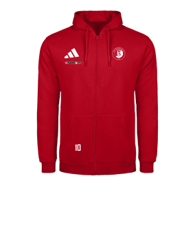 adidas Entrada 26 Kapuzenjacke Rot