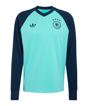 adidas DFB Deutschland Prematch Sweatshirt WM 2026 Türkis - tuerkis