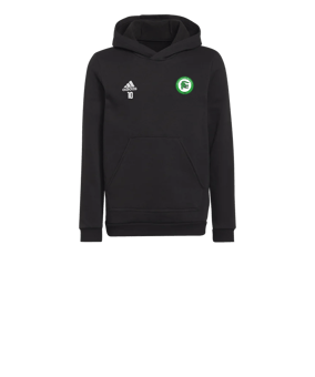 Sweat à capuche enfant adidas Entrada 22 Noir 