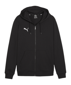 PUMA teamGOAL Casuals Kapuzenjacke Schwarz F03 - schwarz