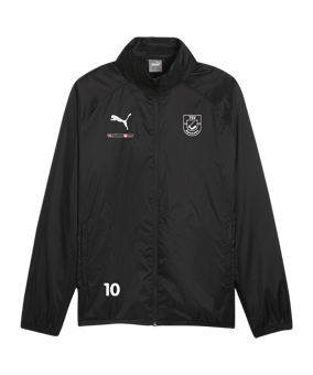 PUMA teamGOAL Allwetterjacke Schwarz Weiss F03