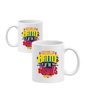 Battle of the Socials Tasse "Logo Mug" Weiss - weiss