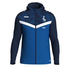 JAKO Iconic Kapuzenjacke Damen Blau F403