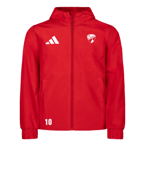 adidas Entrada 26 Regenjacke Rot