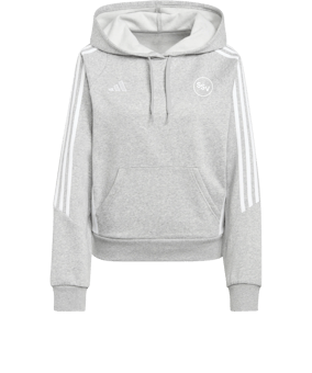 adidas Tiro 24 Hoody Damen Grau Weiss