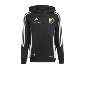 adidas Tiro 24 Hoody Kids Schwarz Weiss