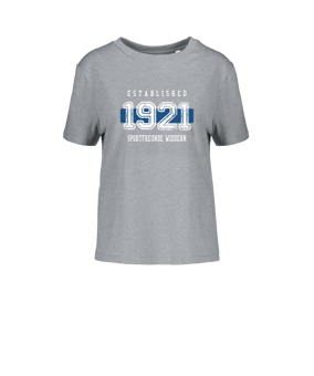 Merch Muser T-Shirt Women Heather Grey | #established