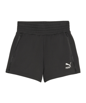 PUMA High Waist Short Damen Schwarz F01 - schwarz