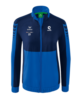 Erima Six Wings Präsentationsjacke Damen Blau