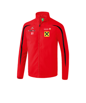 Erima Laufjacke Kids Rot Schwarz