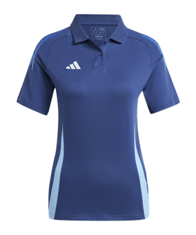 adidas Tiro 24 Competition Poloshirt Damen Blau - blau