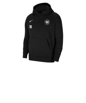 Nike Park 20 Fleece Hoody Kids Schwarz Weiss F010