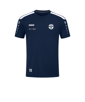 JAKO Power Trikot Blau Weiss F900
