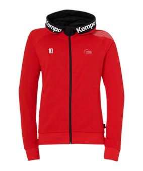 Kempa Core 26 Kapuzenjacke Damen Rot F04
