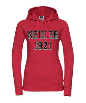 TV NEULER Hoodie 1921 Damen (RED) - rot