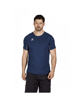 Erima Liga Star Trainings T-Shirt Blau Weiss - blau