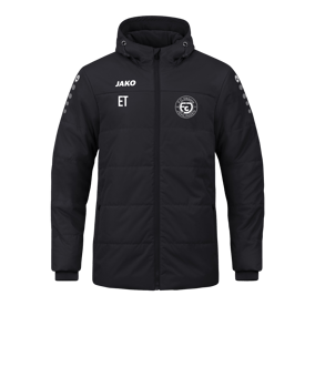 JAKO Team Coach Kapuzenjacke Schwarz F800